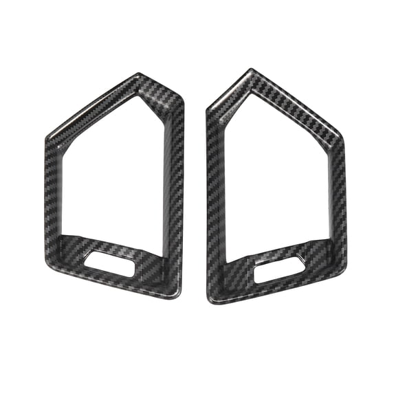 2pcs Interior Side Air Vent Cover Frame Trim Decor Carbon Fiber Pattern for BMW G20 3 Series 330i M340i XDrive