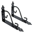 2pcs Iron Shelf Bracket Wall Mount Shelf Support Fixing Bracket