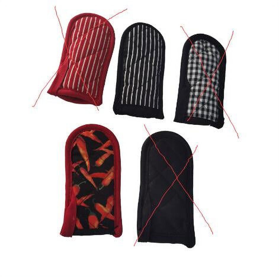 2pcs Iron Skillet Handle Covers Pot Handle Covers Heat Resistant Pot