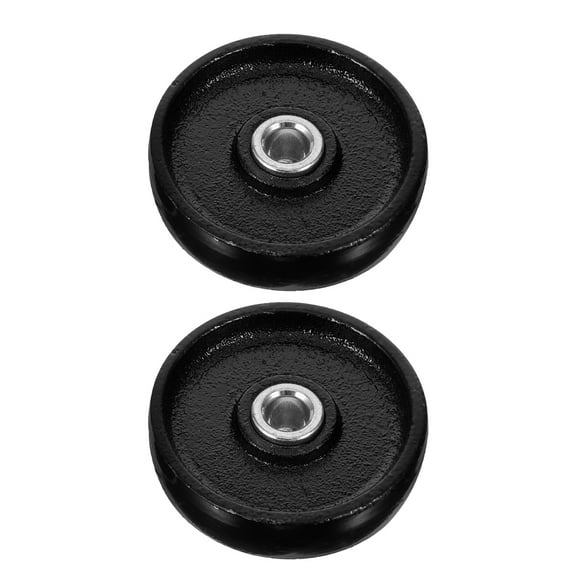 GAXIRE Jack Replacement Wheel Steel 2Pcs 2.6X2.6X0.6In