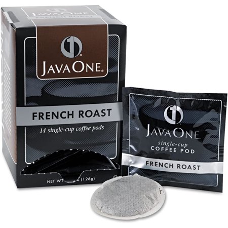 2pcs Java One 30800 Coffee Pods, French Roast, Single Cup, 14/Box