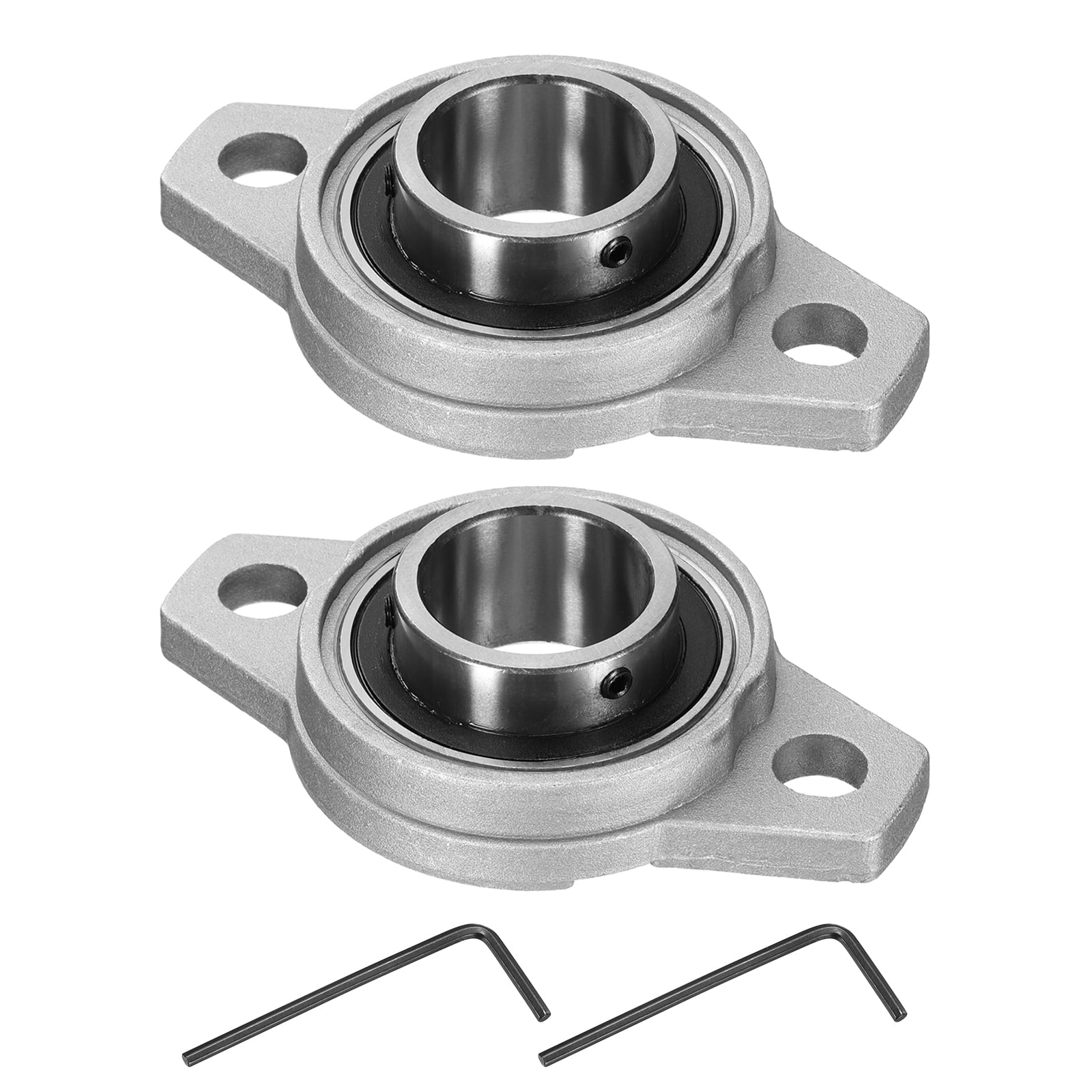 2pcs KFL006 Pillow Block Bearings 30mm Bore Bearing Units Zinc Alloy ...