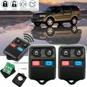2pcs Keyless Entry Remote Control Car Key Fob Clicker Transmitter For Ford Linco