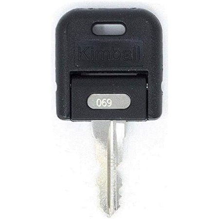 2pcs Kimball Office 069 [Double Sided] Replacement Keys: 2 Keys