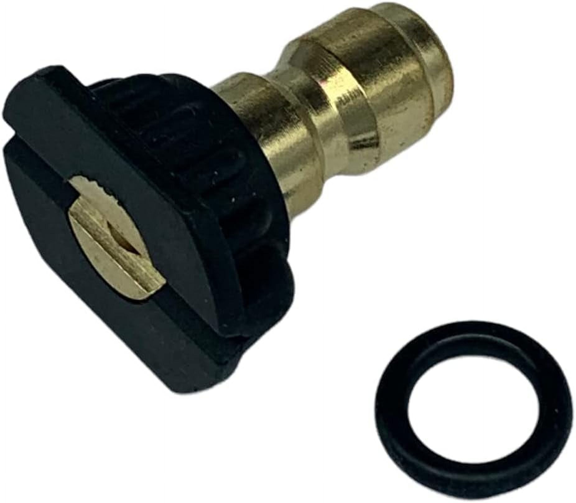 2pcs Kit Pressure Washer Cleaner Black 65 Quick Tip Spray Nozzle for