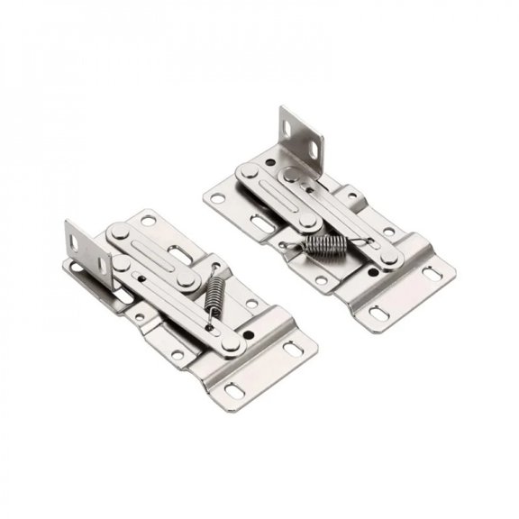 2pcs Kitchen Cabinet Tip-Out Trays Hinges Self-Closing 45 Degree Pivot Hinge For Sink Drawer Bathroom Organizers Shoe Cabinets