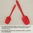 thumbnail image 1 of 2pcs Kitchen Cooking Silicone Spatula Set Heat Resistant Rubber Scraper Cooking Baking Utensils Red, 1 of 7