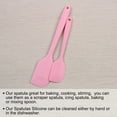 thumbnail image 1 of 2pcs Kitchen Cooking Silicone Spatula Set Heat Resistant Turner Scraper Cooking Baking Utensils Pink, 1 of 7