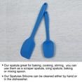 thumbnail image 1 of 2pcs Kitchen Cooking Silicone Spatula Set Heat Resistant Turners Scraper Cooking Utensils Blue, 1 of 7
