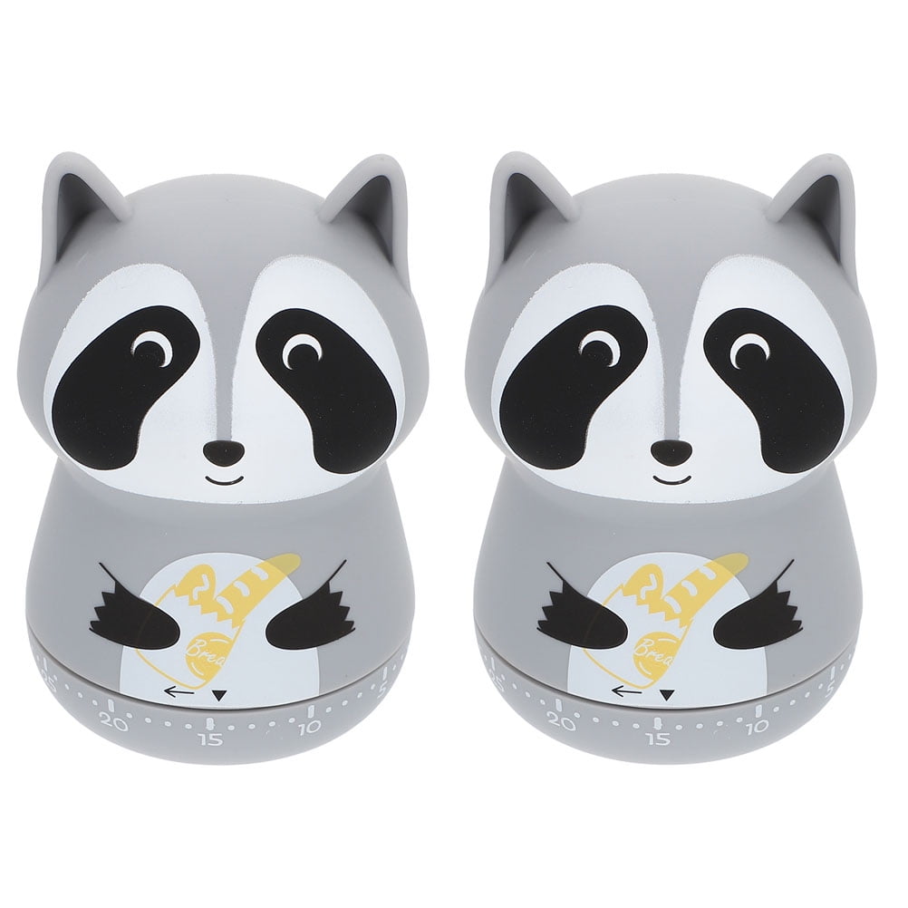 2pcs Kitchen Timer 60- Minute Wind Dial Rotating Countdown Egg Timer