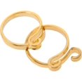 thumbnail image 1 of 2pcs Knitted Crochet Decorative Crochet Ring Adjustable Knitting Ring Crochet Ring for Finger Yarn Guide Yarn Ring Tension Rings for Crocheting Circle Single Head Alloy, 1 of 5