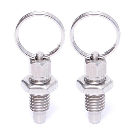 2pcs Knurled Knobs Rolling Toolboxes Spring Loaded Spring Plunger for Tool Box Hand Retractable Spring Plunger Lock Out