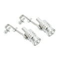 thumbnail image 1 of 2pcs L Size Silver Tone Universal Turbo Sound Whistle Muffler Exhaust Pipe Car Roar Maker, 1 of 6