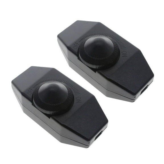 2pcs LED Dimmer Switches Adjustable Knob rotation Knob Easy Installation Button for Dimmable LED & Incandescent Lights