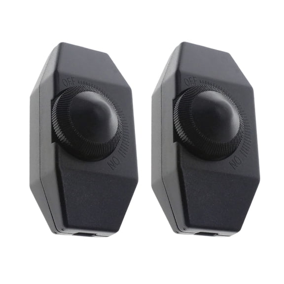 2pcs LED Dimmer Switches easy installs rotation Control Simple Operate LED Dimmer Switches Quick Installation for Indoor Use