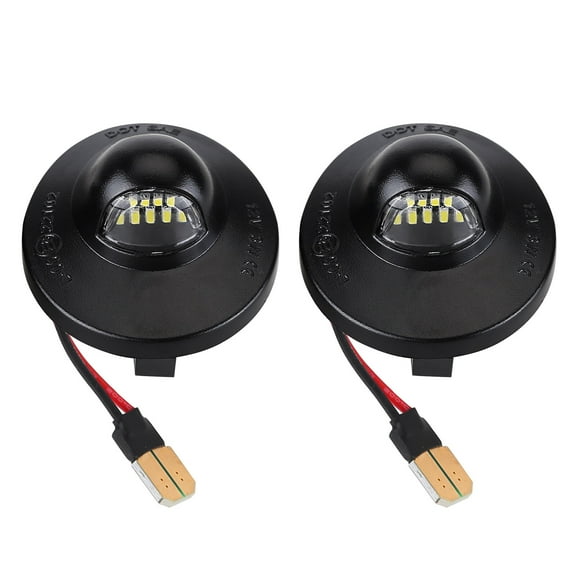 2pcs LED License Plate Light Car Modification Parts Tag Light Compatible for Ford F150/F250/F350