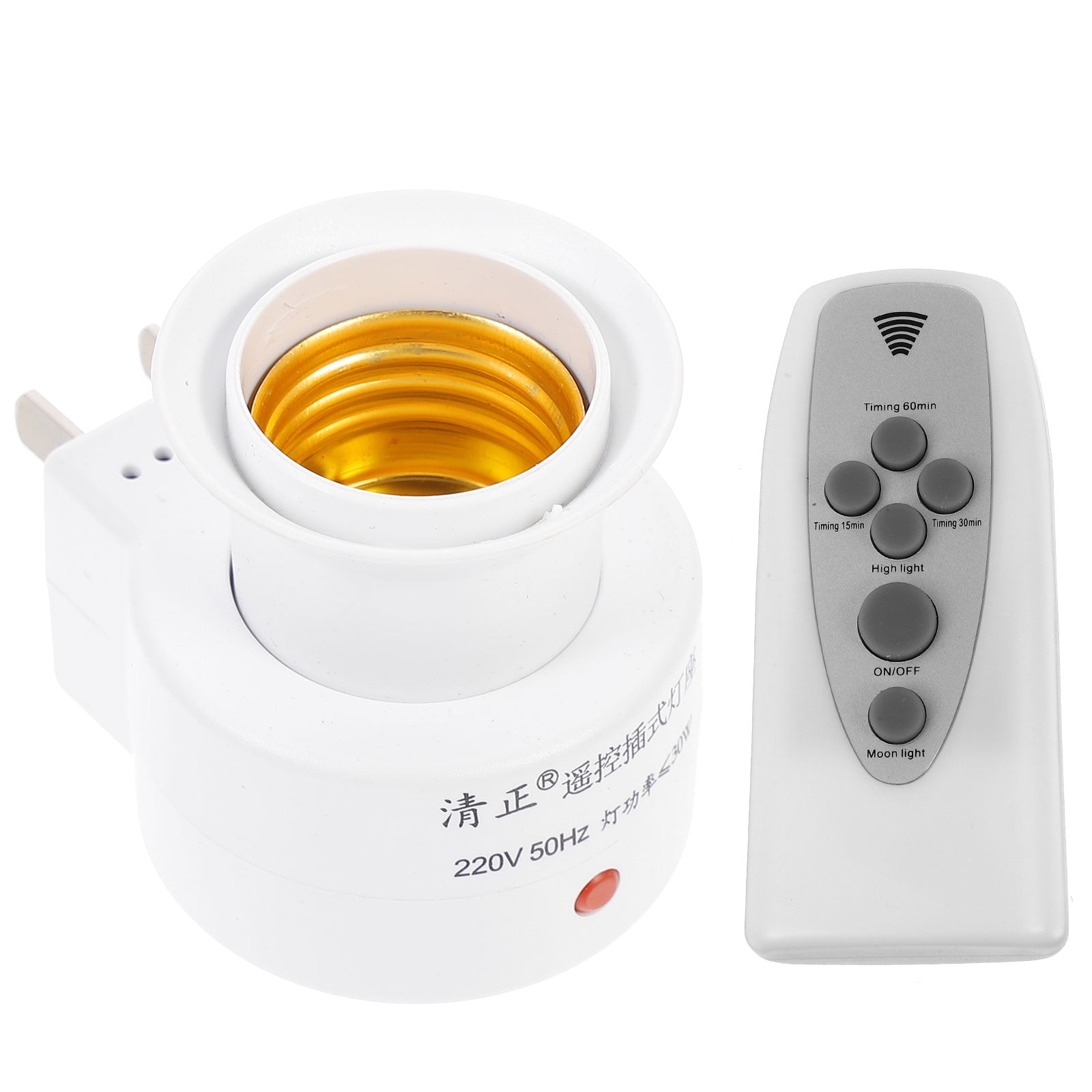 2pcs LED Light Bulb Base E27 Dimming Lampholder with for Home Bar with