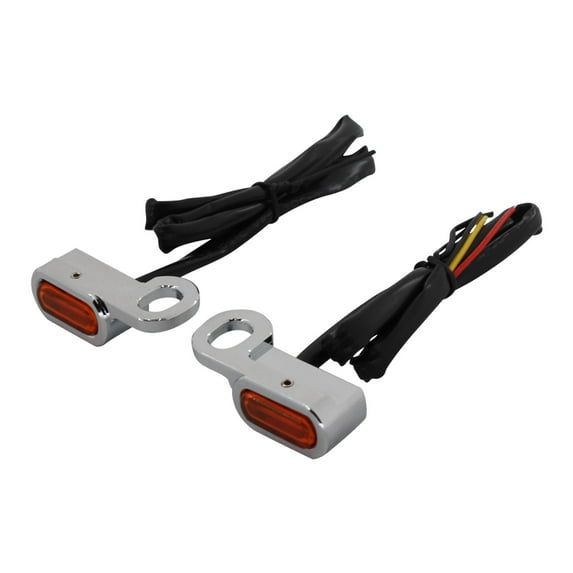 2pcs LED Turn Signal Lights Motorcycle Indicators Blinker Light 12V for Touring 2014 soft tail 2016-2017, fit, no modification