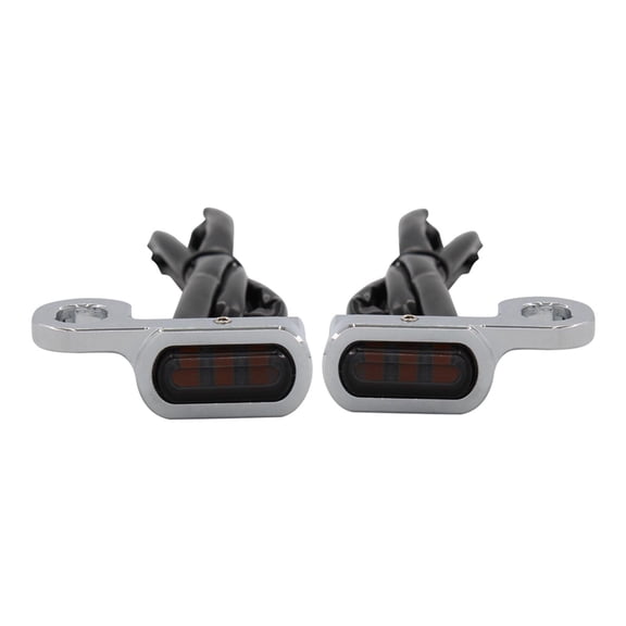 2pcs LED Turn Signal Lights Motorcycle Indicators Blinker Light 12V for Touring 2014 soft tail 2016-2017, fit, no modification