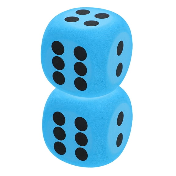 2pcs Large Eva Foam Dice For Classroom And Party Games Lightweight Gaming Dice Prop For Family And Group Game Large Foam Dice