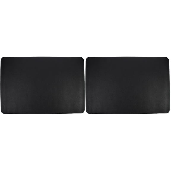 CIMAXIC Large Black Mouse Pad Non-Slip Comfortable for Home Use 2Pcs