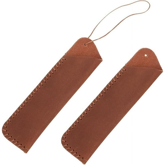 2pcs Large Lea-ther Pen Holder for diy