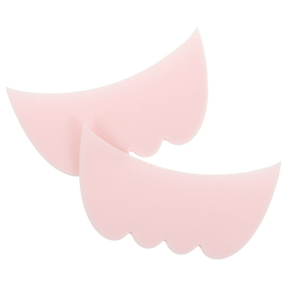 2 Pcs Mascara Applicator Guard Eye Liner Stencil Tool Eyelash Tools Eyeliner Pink