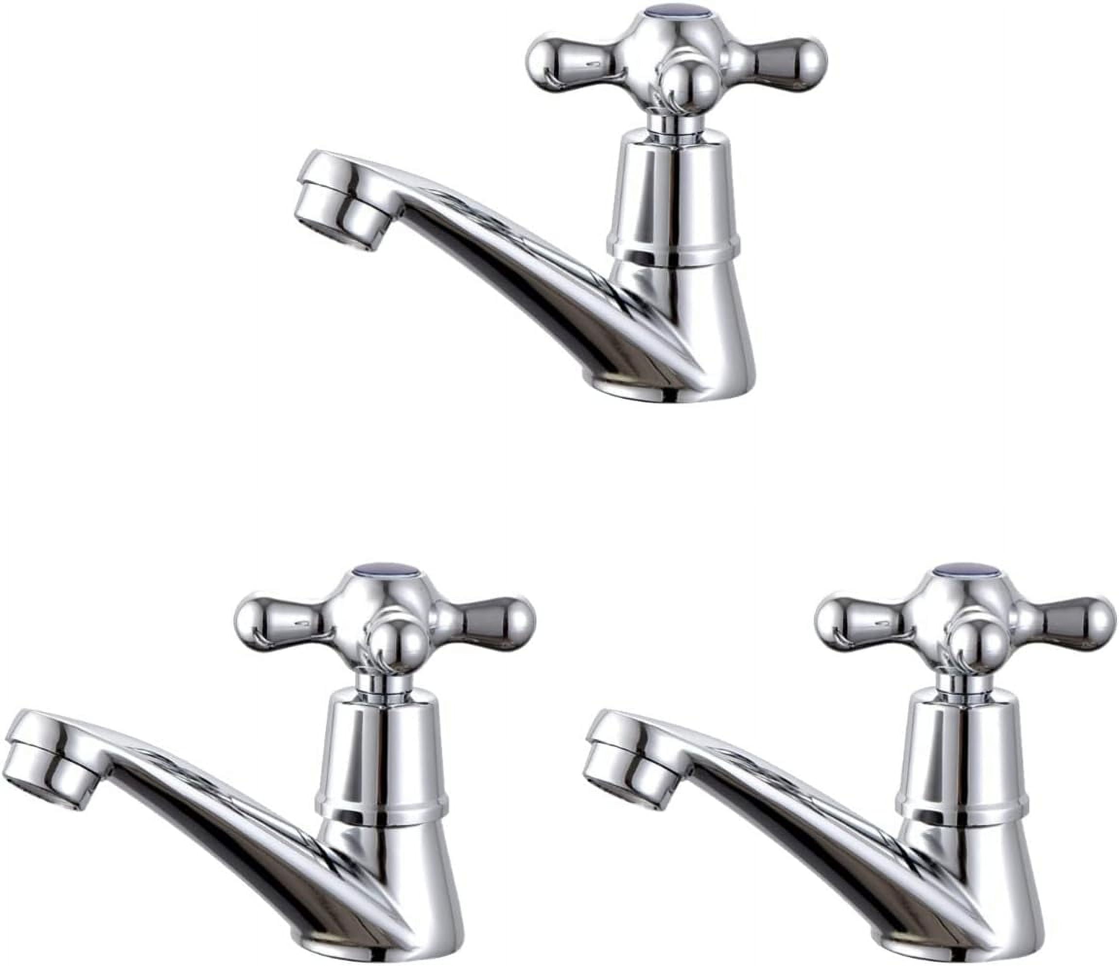 2pcs Lavabo Drop Single Washbasin Cold for Blue Basin Mixer Hole Water ...