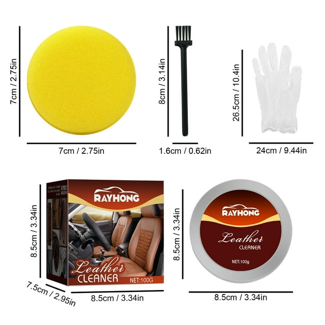 2pcs Leather Cleaning And Repair Cream, Sofa Leather Care Agent