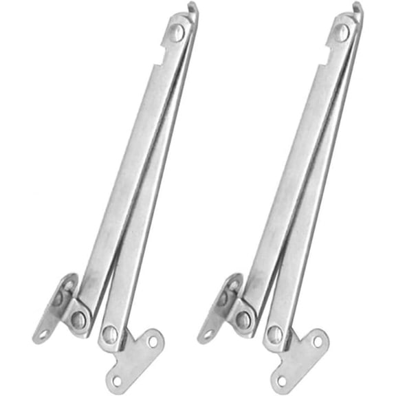 2pcs Left Right Set Folding Drop Front Desk Trunk Lid Support Stays Hinges DIY,Rugged