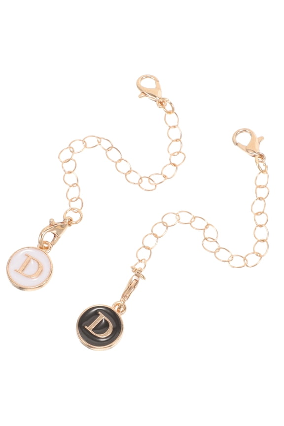 2pcs Metal Letter Key Chains with Key , Bag Charms, Key Pendants for Purse, Backpack, and Everyday Use Accessories