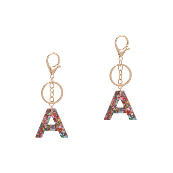 2pcs Friendship Letter Keychain Set, Hanging Pendant Keychains for Purse, Bag Charm Accessories, and Stylish
