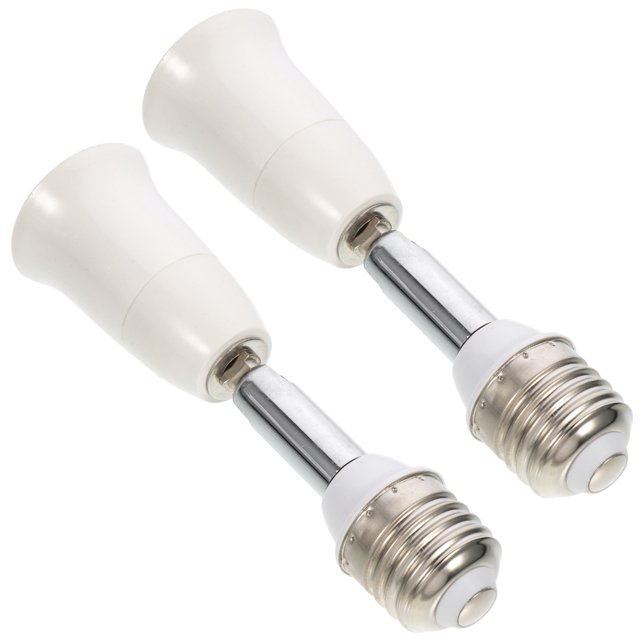 2pcs Light Bulb Socket Extender Bendable Light Socket Adapter Light