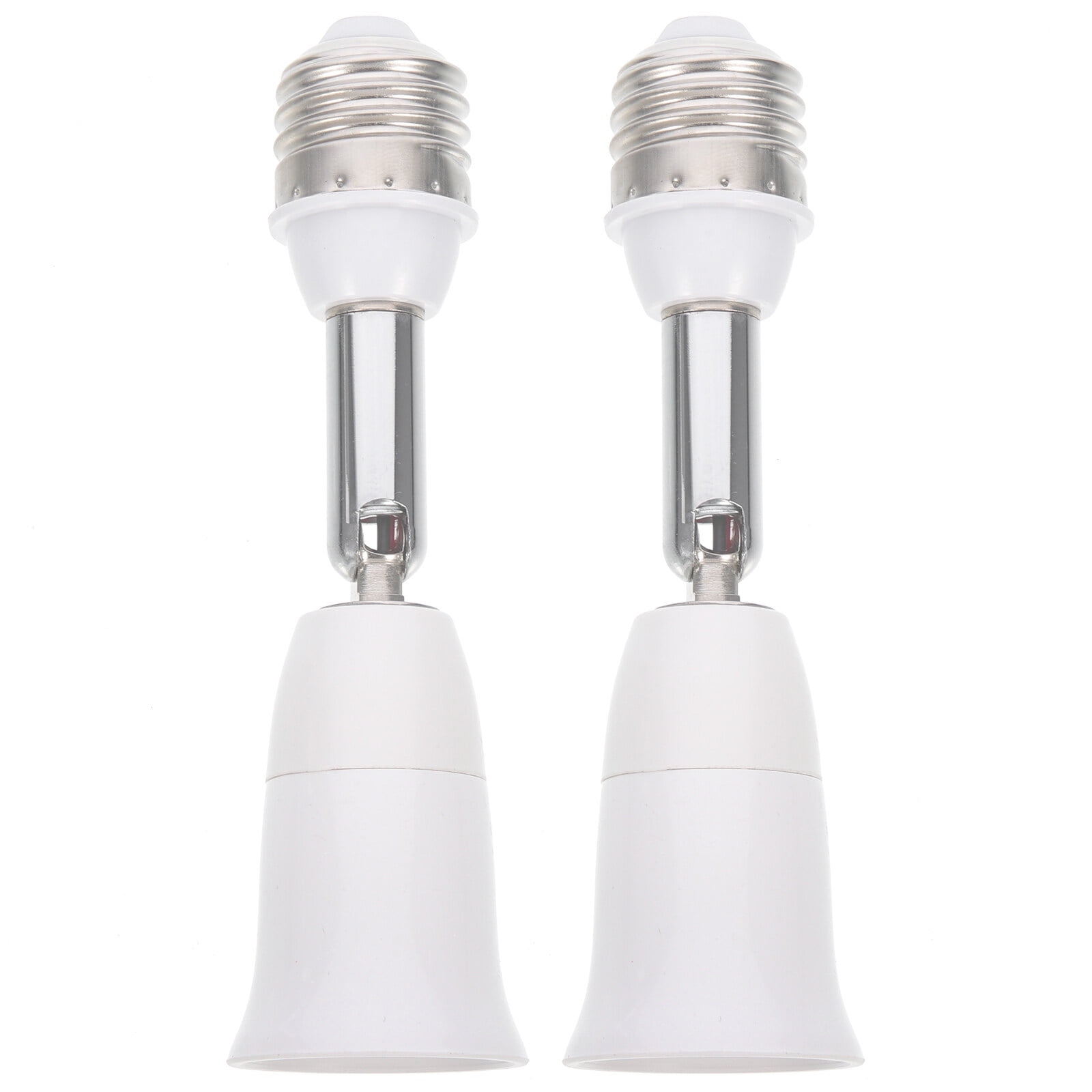 2pcs E27E27 Bendable Light Bulb Socket Extender and Light Bulb