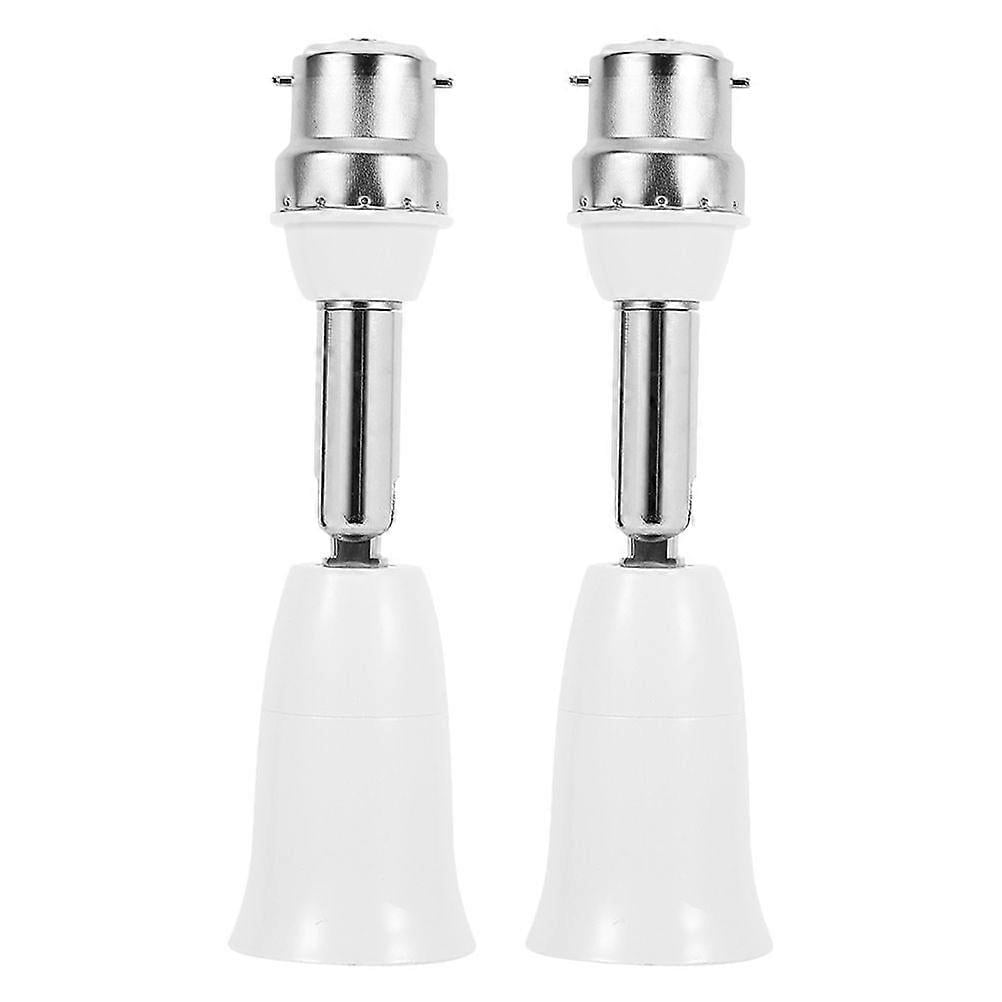 2pcs Light Socket Extender B22 to E27 Light Bulb Extension Socket ...