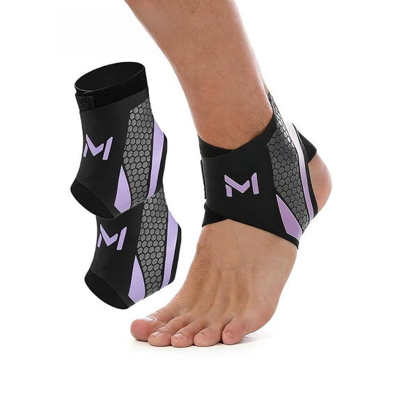 2pcs Lightweight Sports Ankle Brace! Compression Sprain & Breathable For Basketball & Fitness