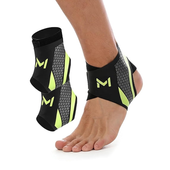 2pcs Lightweight Sports Ankle Brace! Compression Sprain & Breathable For Basketball & Fitness