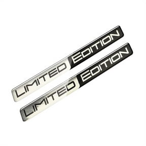 2pcs Limited Edition 3D Car Body Badge Sticker Trunk Emblem Decal Accessorie for Car Motorcycle Bike
