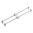 thumbnail image 1 of 2pcs Linear Motion Rod 12mmx500mm Steel with 2pcs Bearing Block 4pcs Support, 1 of 6