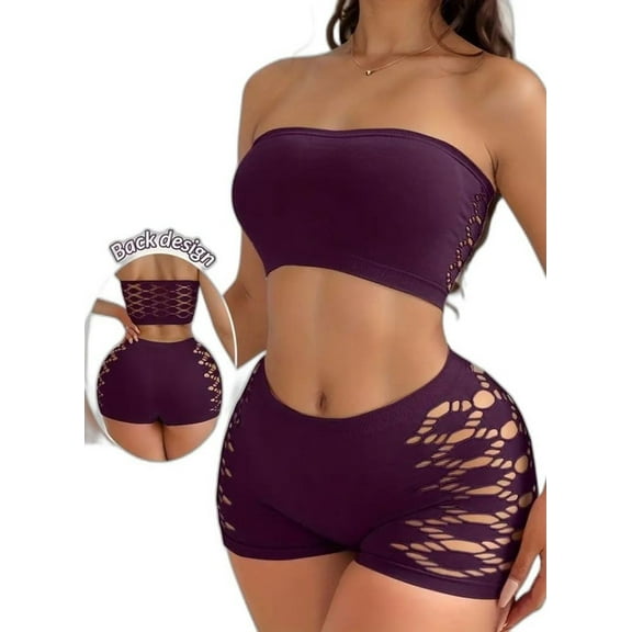 2pcs Lingerie Set, Sexy Hollow-Out Design