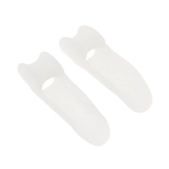 2pcs Little Toe Pain Bunion Support Cushion Bunionette Tailors Toe Protector - White