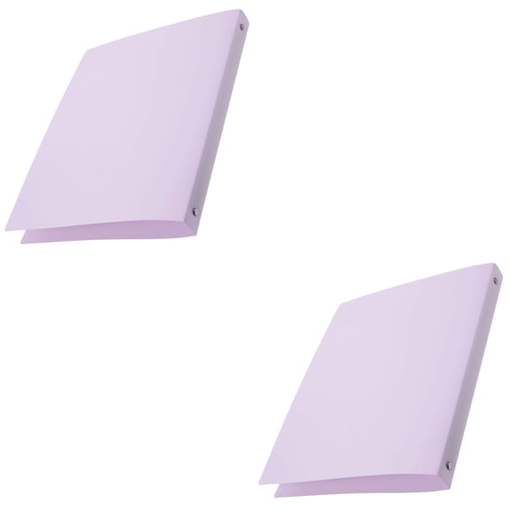 CIMAXIC Aesthetic School Document Folder Purple for Student Use 2Pcs