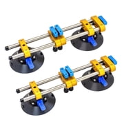 2pcs/Lot Seamless Seam Setter With 6 Inch Suction Cups For Seam Joining And Leveling Professional Countertop Installation Tool For Granite Stone Marble ,Strong Suction Force
