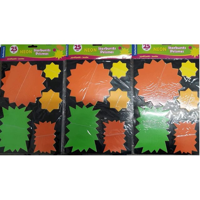 2pcs Lot of 75 Neon Starburst Bright Sign s Price Sale