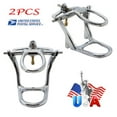 2pcs Low Arch Denture Chrome Articulator Durable Dental Lab Tool for