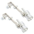 thumbnail image 1 of 2pcs M Size Silver Tone Universal Turbo Sound Whistle Muffler Exhaust Pipe Car Roar Maker, 1 of 6