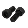 thumbnail image 1 of 2pcs M10x25mm 12.9 Grade Hex Socket Cap Steel Left Hand Thread Screw Bolt Black, 1 of 2