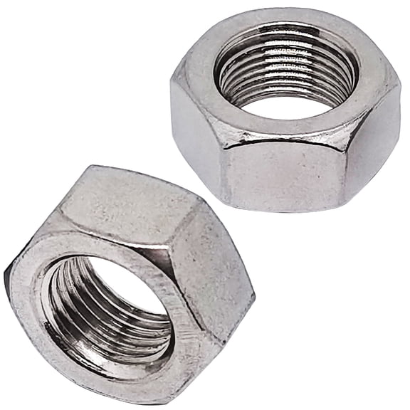 2pcs M20x2.0mm 304 Stainless Steel Hexagon Metric Fine Thread Hex Nuts Hex Locknuts Hexagon Head Machine Nuts Hexagon Nut Hardware