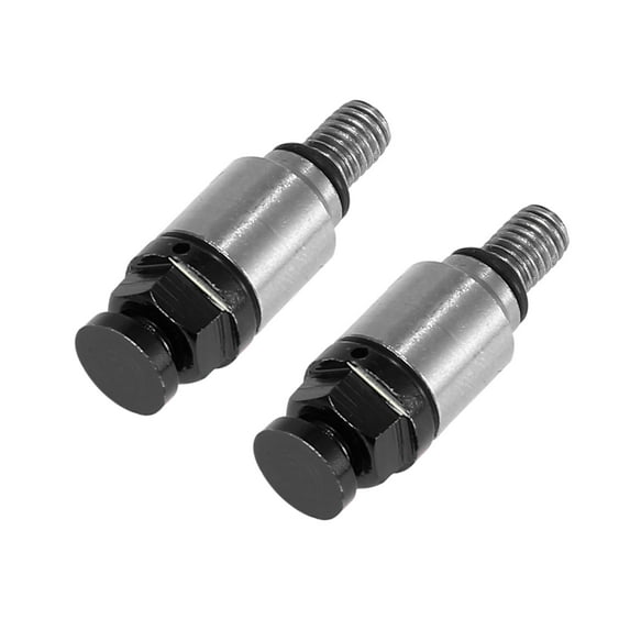 2pcs M5x0.8 Black Motorcycle Screw Fork Air Bleeder Valve Accessories for Honda for Yamaha for Suzuki for Kawasaki