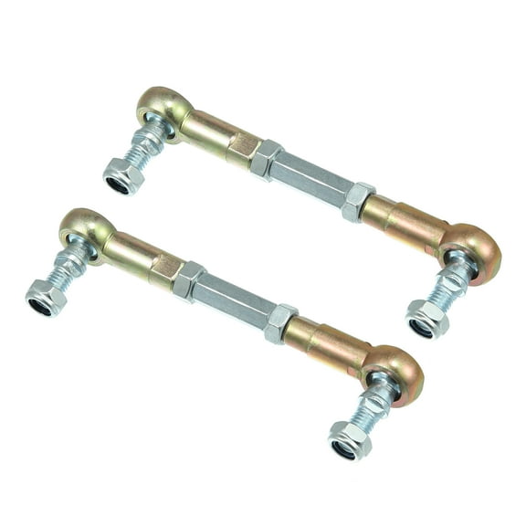 2pcs M8 80mm Steering Tie Rod for 50cc 70cc 90cc 110cc 125cc 150cc 200cc 250cc ATV Four Wheeler Quad Steering Suspension